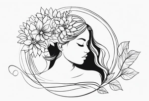 Inspired by the Camus quote “In the depth of winter, I finally learned that within me there lay an invincible summer.” Feminine. Fine line. Small tattoo idea