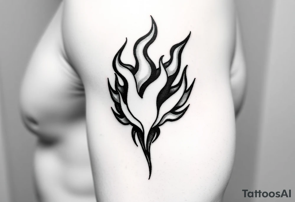 flame tattoo idea