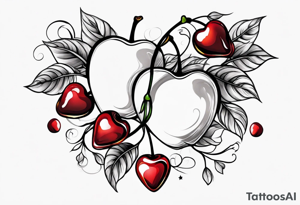 Cherry love tattoo idea
