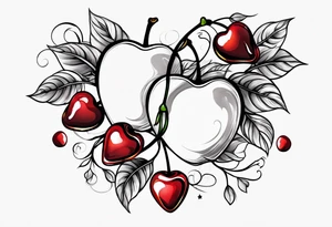 Cherry love tattoo idea