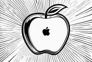 Apple, “Apple of my eye” tattoo idea