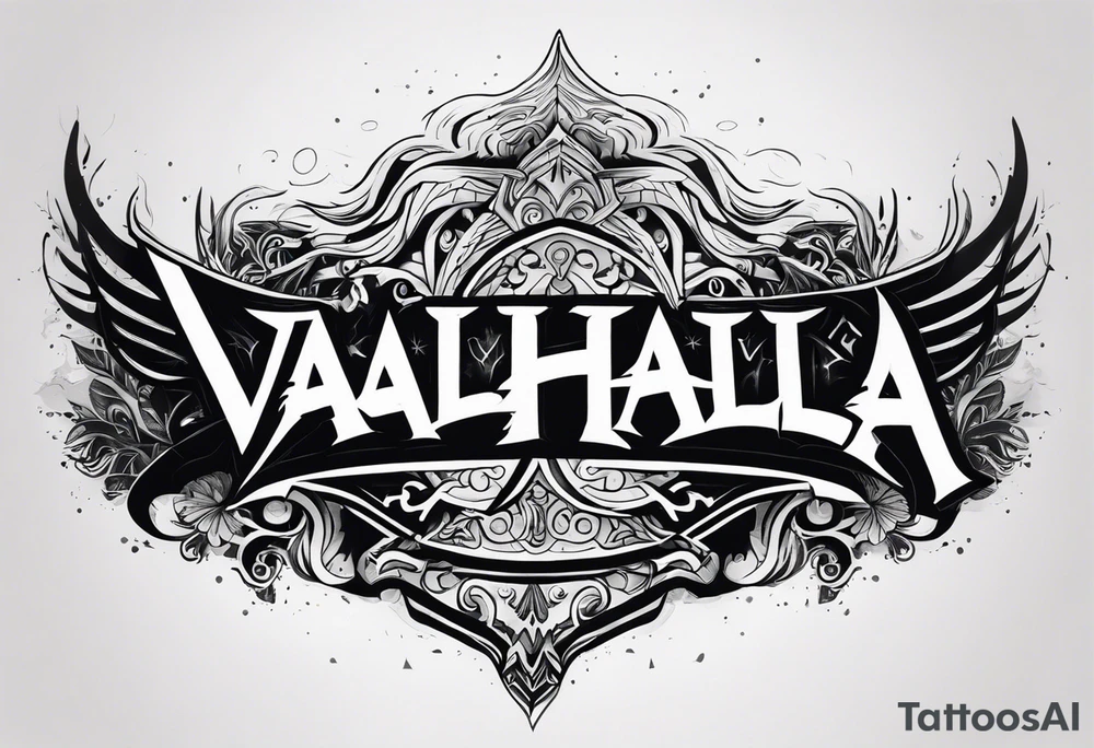 Valhalla mist tattoo idea