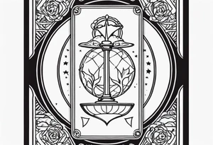 Greed tarot card tattoo idea