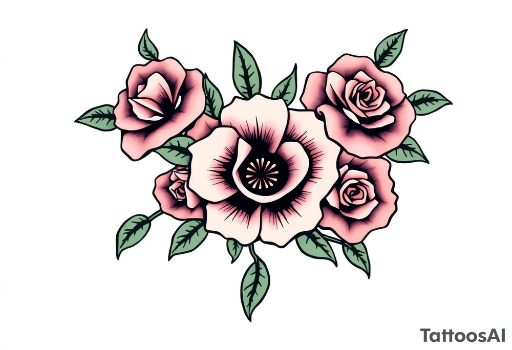 hip tattoo on the hip tattoo idea