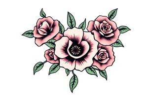 hip tattoo on the hip tattoo idea