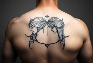Tattoo for twin sisters tattoo idea