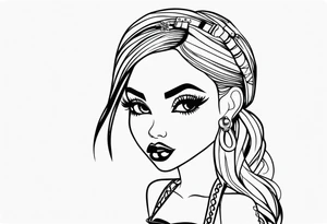 Bratz doll tattoo idea