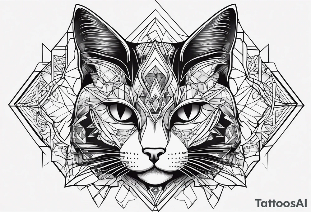 Black Cat tattoo idea