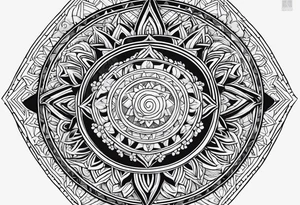Filipino Sun tattoo idea