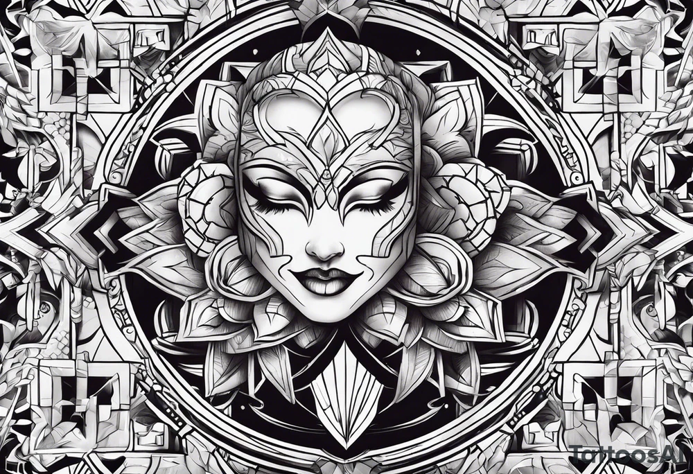 Laugh now cry later tattoo idea