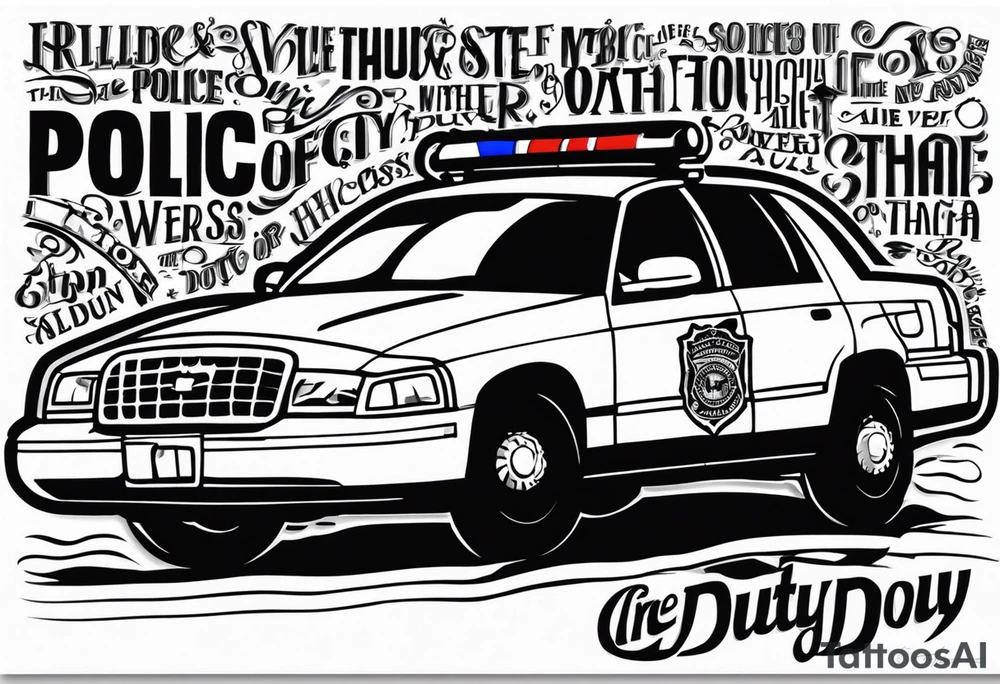 Police office  killed in the line of duty as a police officer. 9/12/2006 Eddie Thomas tattoo idea