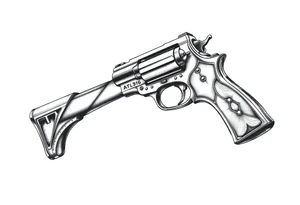 gun tattoo idea