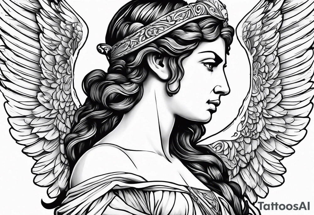 Mythology angel greece rome tattoo idea