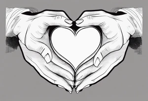 heart couple 21.06.23 tattoo idea