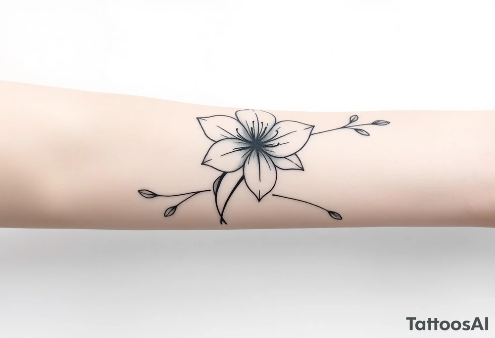 Flower that represents a he birth months april tattoo idea