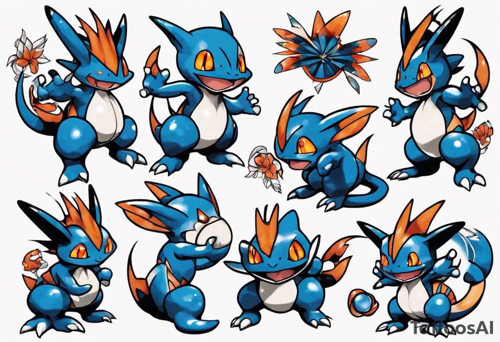 Swampert pokemon tattoo idea