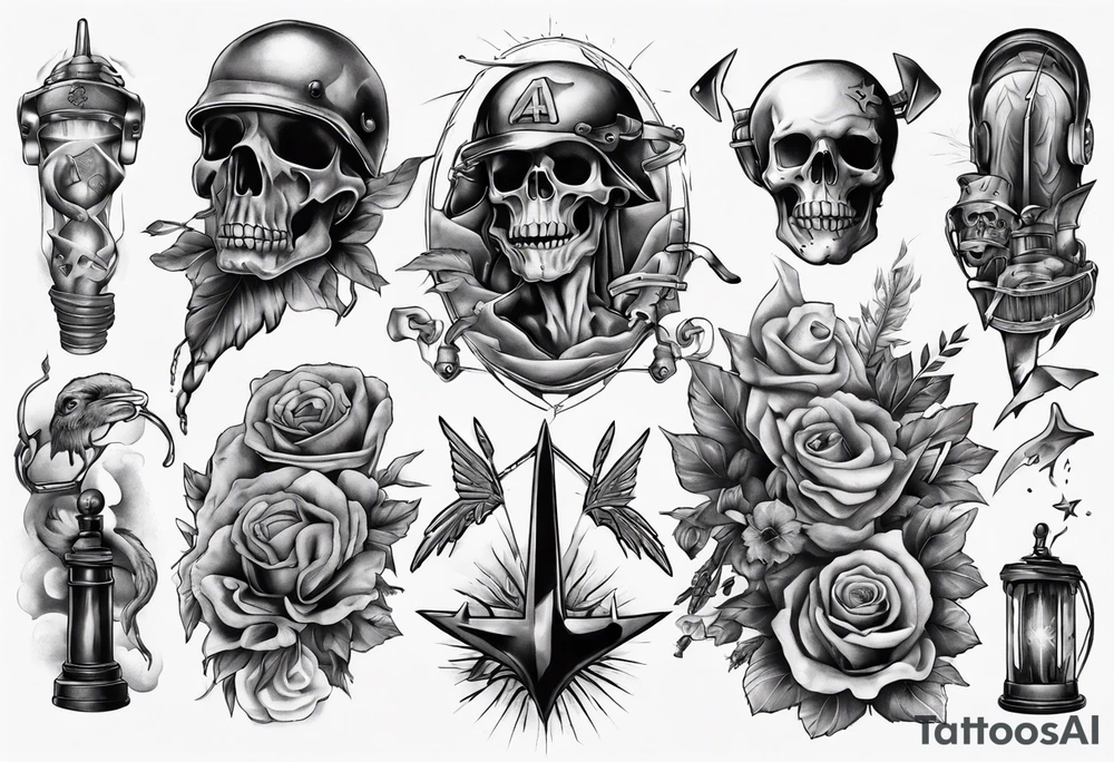 Fallen Heroes Never Forget tattoo idea