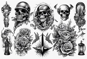 Fallen Heroes Never Forget tattoo idea