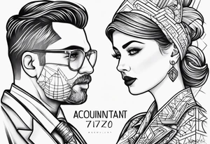 Accountant and Nurse tattoo idea