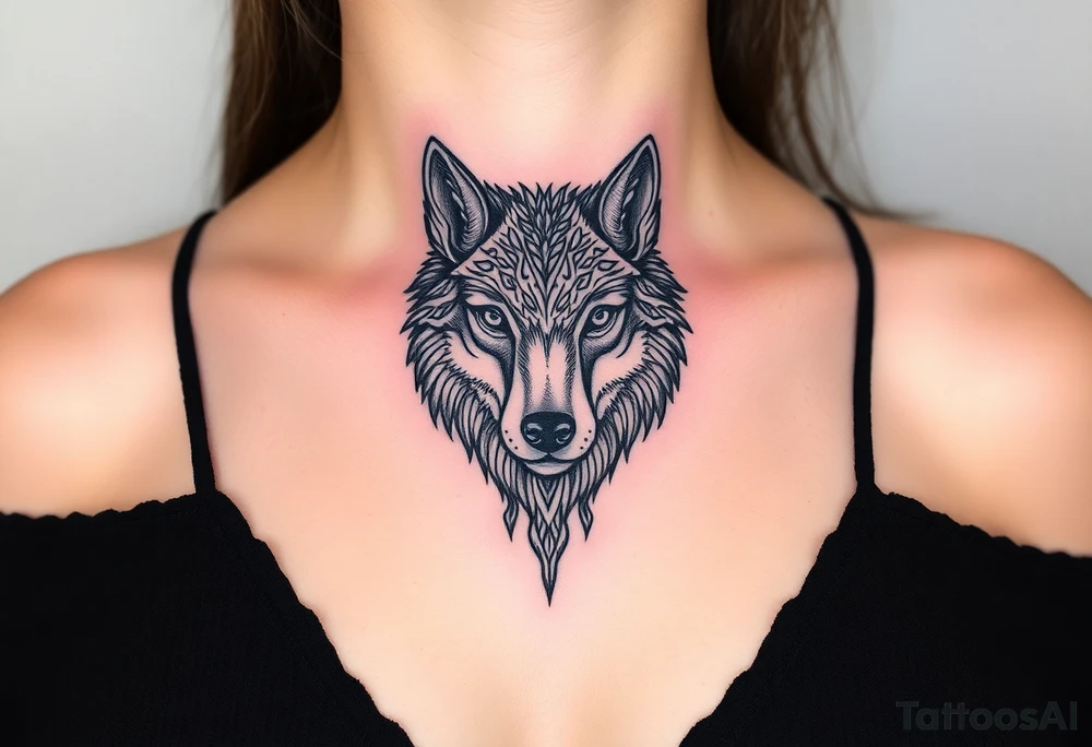 Wolf disguised as a sheep tattoo idea
