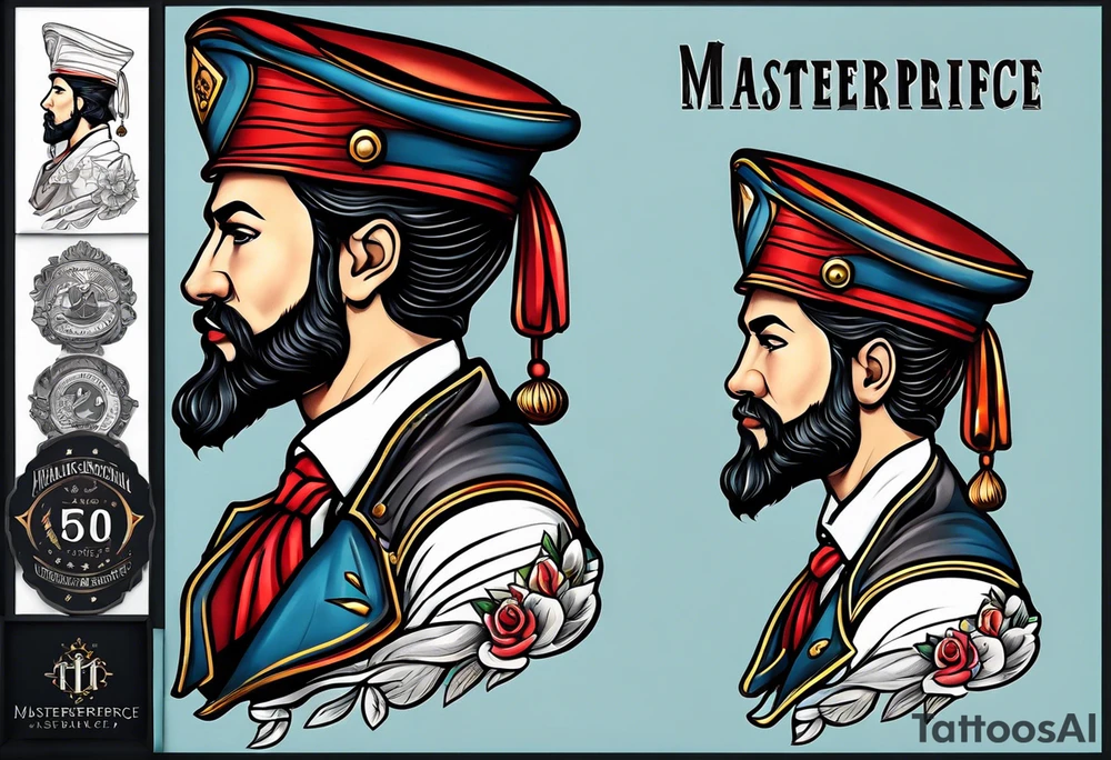 american traditional sailor tattoo idea