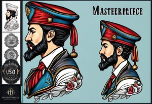 american traditional sailor tattoo idea