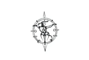 I want a small tattoo with a Sagittarius sign but incorporate Lillie's into it tattoo idea