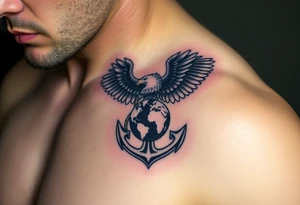 Combat marine veteran eagle globe and anchor
Operation Iraqi freedom
Dog tags tattoo idea