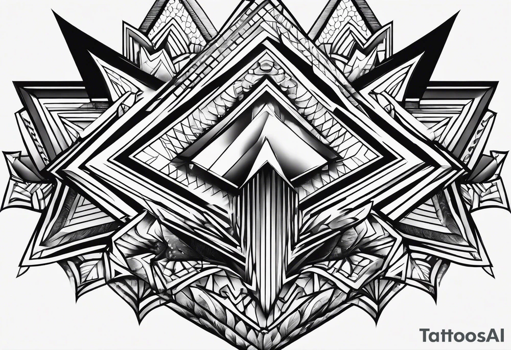 chevron tattoo idea