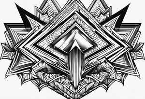 chevron tattoo idea