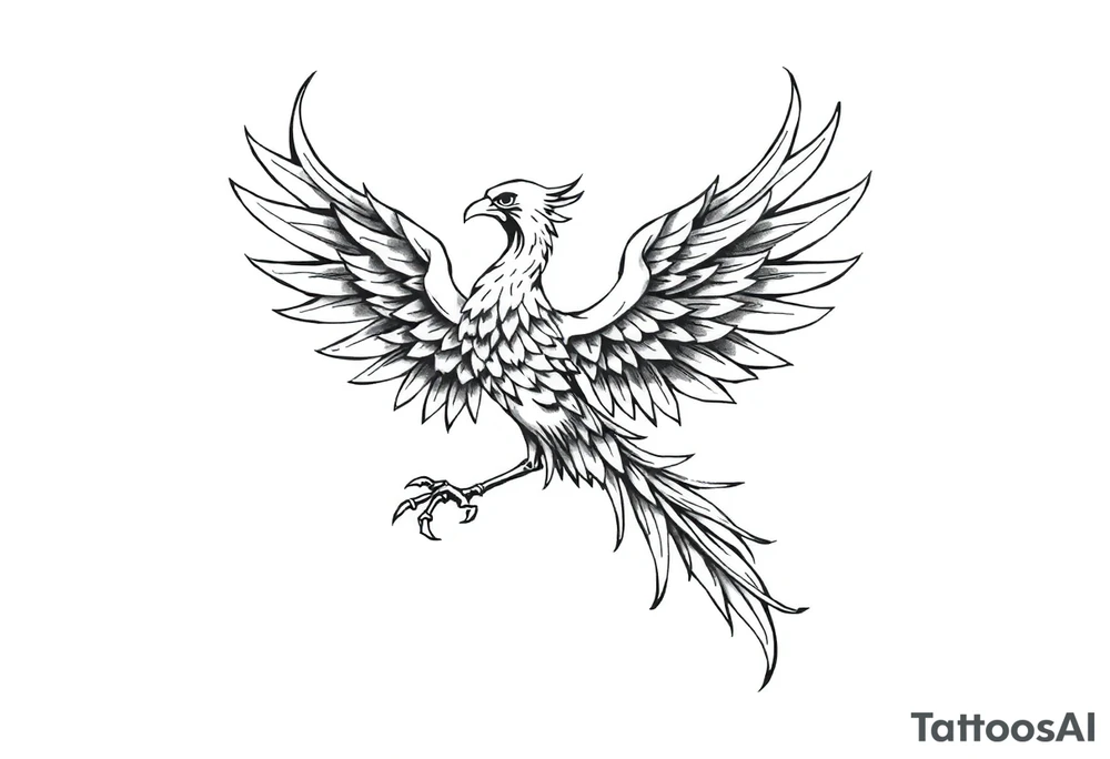 Phoenix tattoo idea