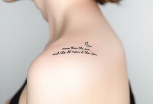 “more than the sun, and the moon, and the stars” tattoo idea