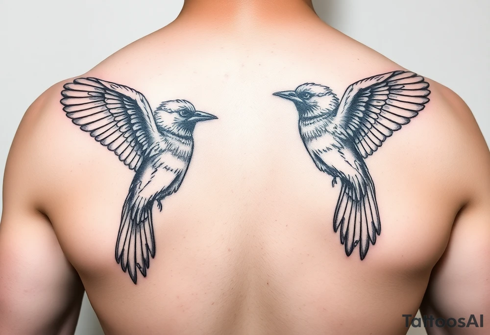 birds tattoo idea
