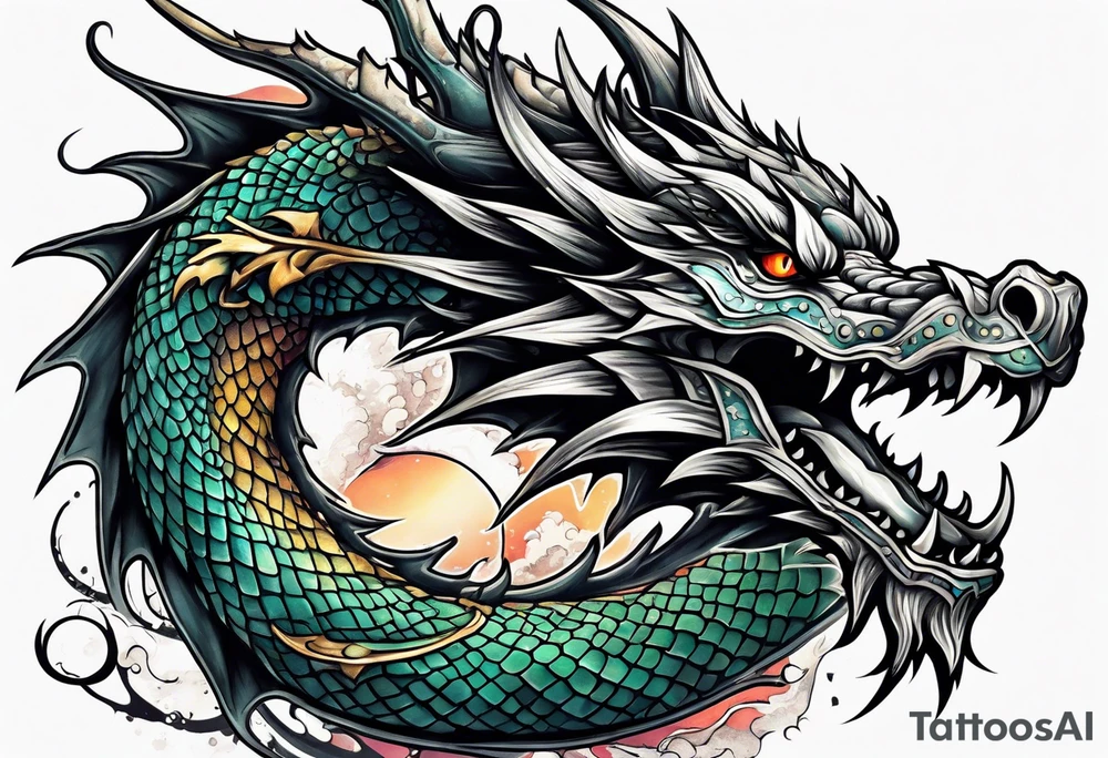 dragon tattoo idea
