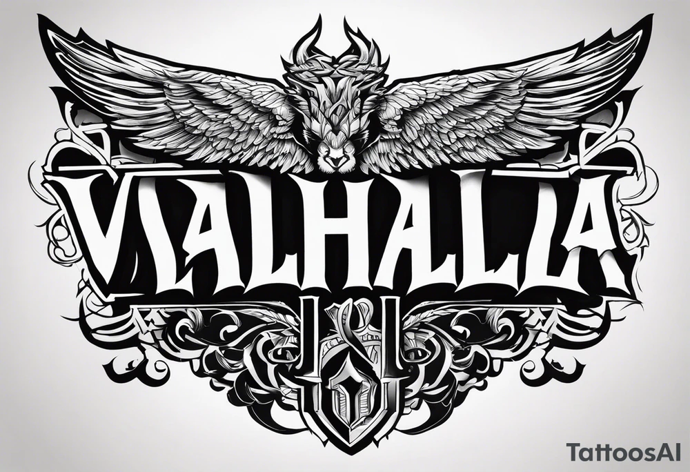 Valhalla military tattoo idea