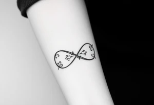 an infinity symbol with
Dolores 08.30.1932 – 01.30.2022
Audrey  07.18.1935 – 08.21.2022 tattoo idea