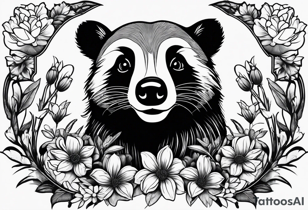 Honey Mc.Badgers tattoo idea