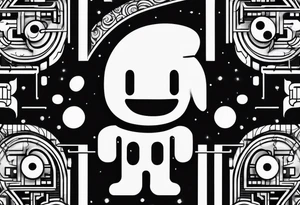 Pac-Man tattoo idea