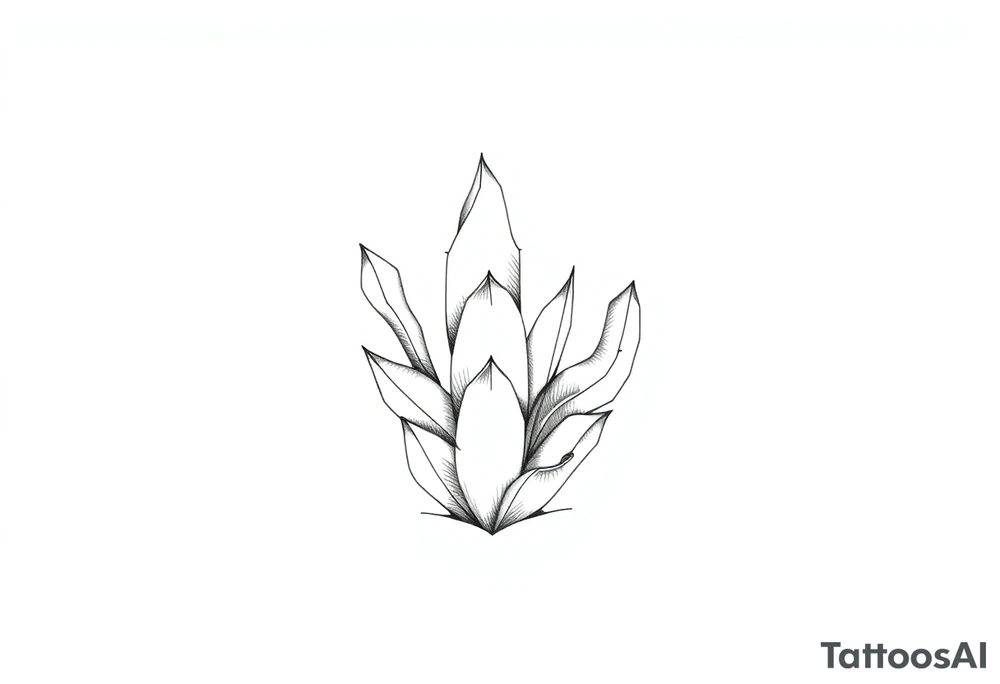 Cute cacti tattoo idea