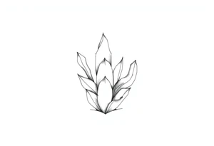 Cute cacti tattoo idea