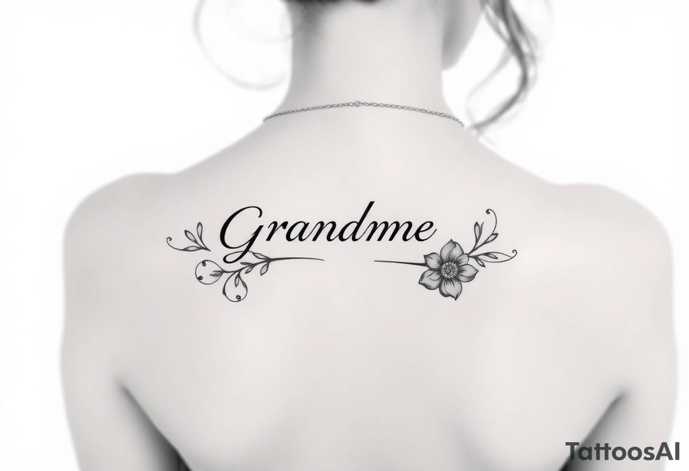 Memorial for grandma who loved gambling and money tattoo idea