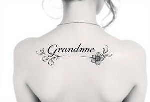 Memorial for grandma who loved gambling and money tattoo idea