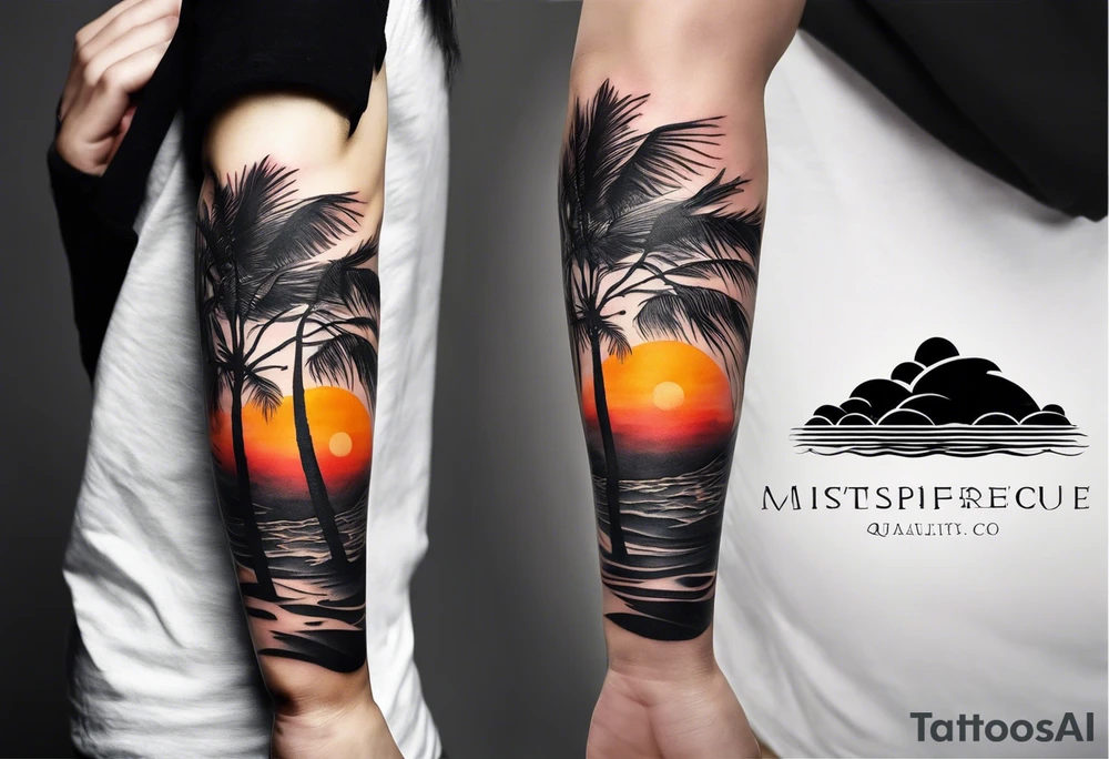 minimalistic ocean sunset tattoo on forearm tattoo idea minimalistic ocean sunset tattoo on forearm tattoo idea