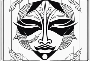 the face everyone fears and loves tattoo idea