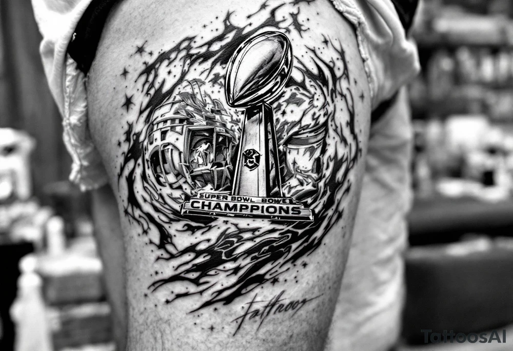 Kansas city chiefs super bowl champions tattoo idea