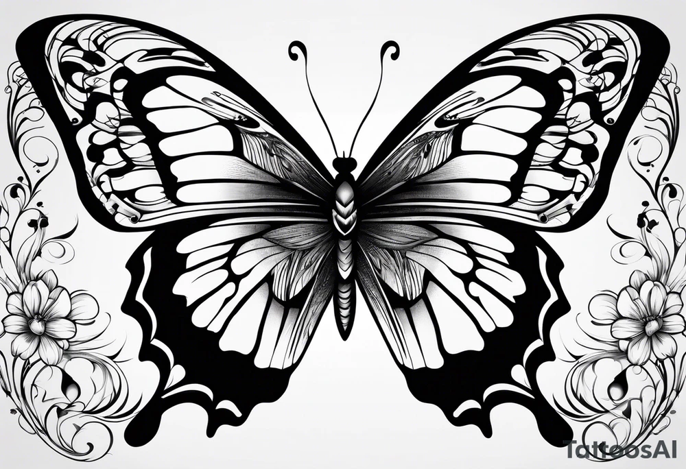 butterfly tattoo idea