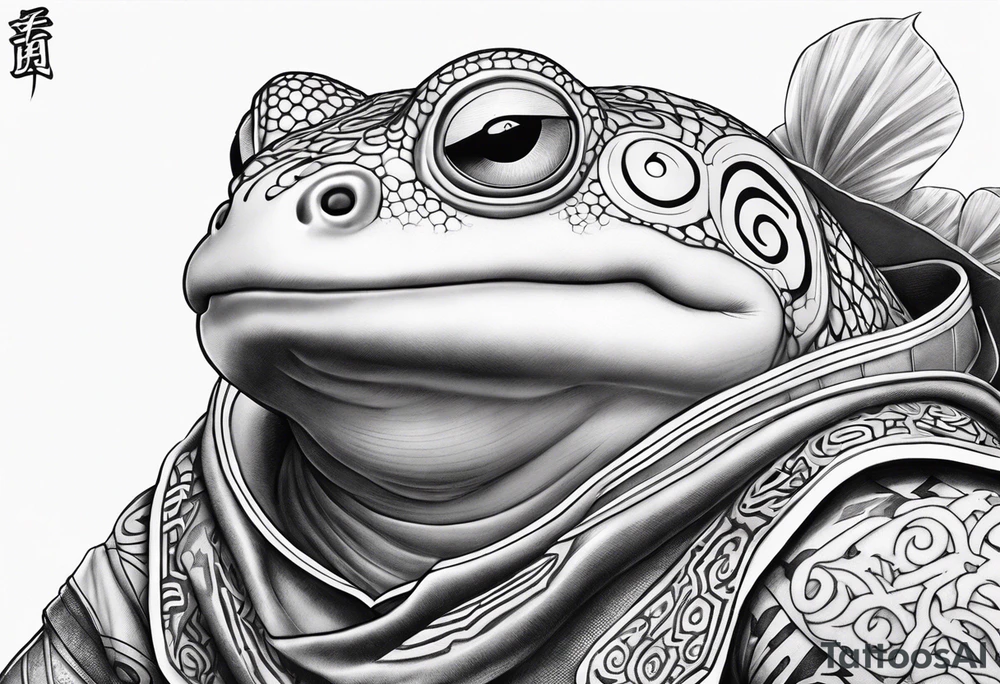 Jiraiya Naruto Gamakichi toad tattoo idea