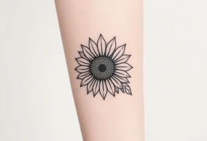 Sunflower tattoo idea