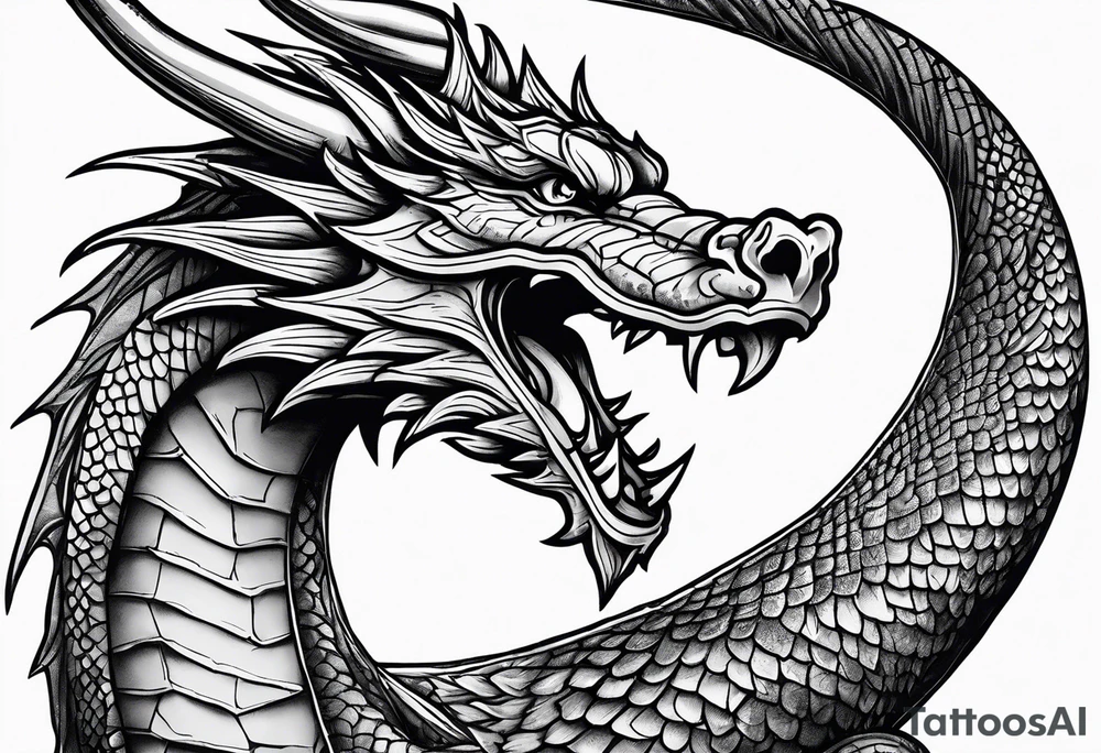 The dragon of Bosnia tattoo idea