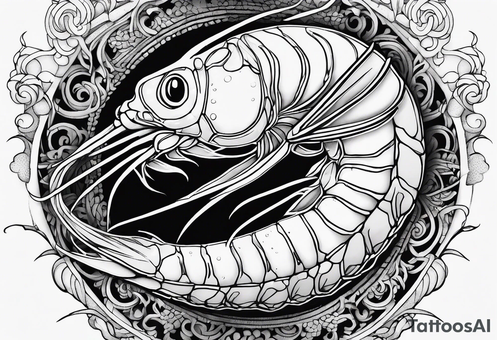 Amano shrimp tattoo idea